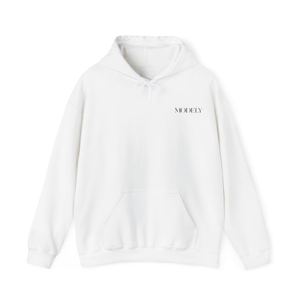YO JORDAN - Minimal Portrait Back Print hoodie