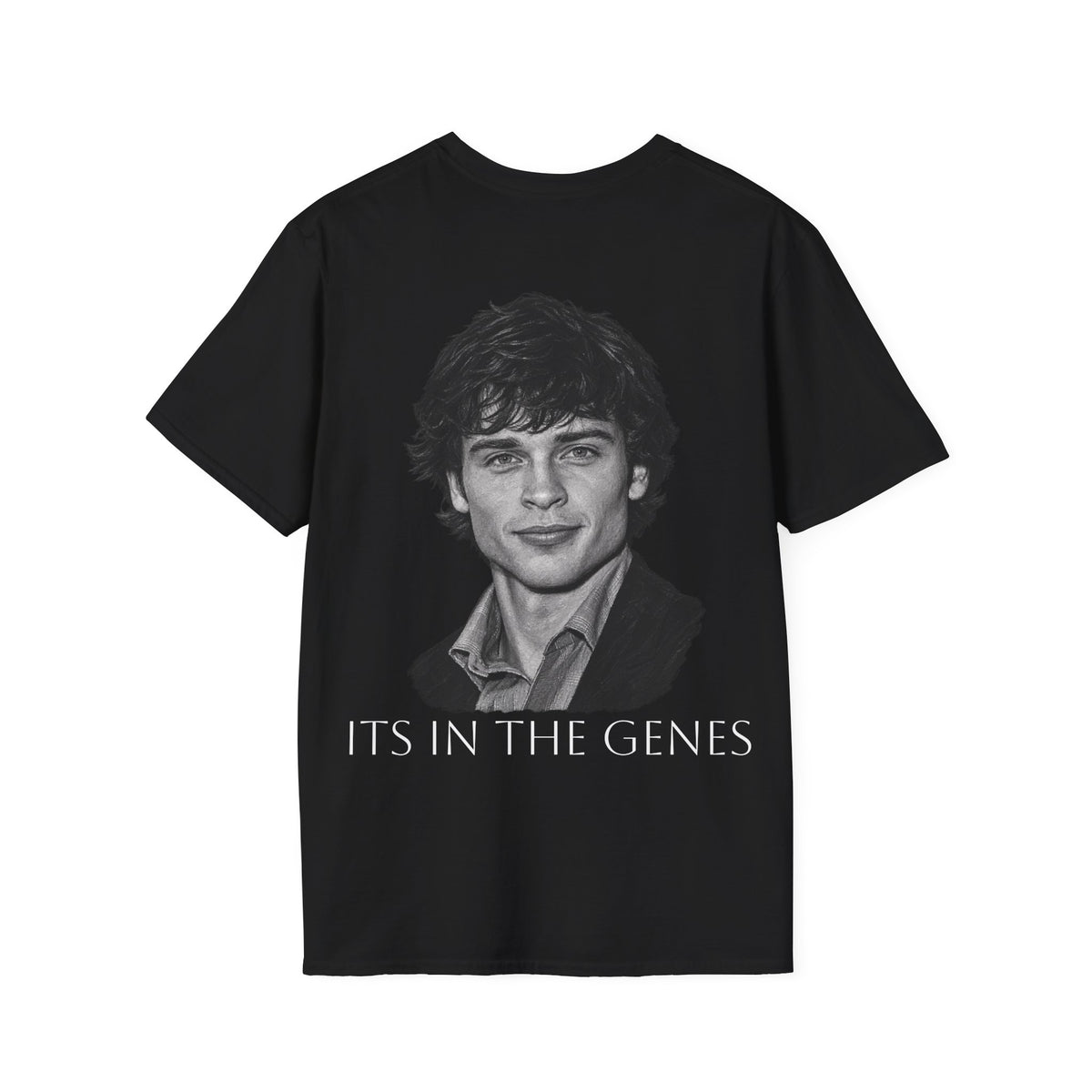 tom welling ITS IN THE GENES - Graphic Tee Vintage Portrait T-Shirt